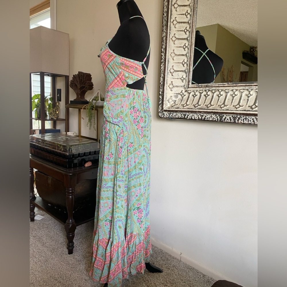Floral Spell New with Tags “City Lights Strappy Maxi in Sage” - Picture 11 of 14